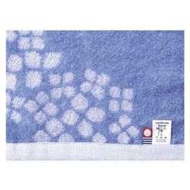 Top-sangyo 88029600 Imabari Towel Brand Face Towel, Hydrangea, Blue, Made in Japan, Fluffy, Smooth, Soft, Stylish, Cute, Lightweight, Water Absorbent, 100% Cotton