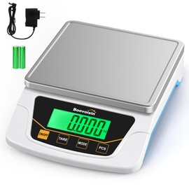 Bonvoisin Digital Scale 0.1 Gram Accuracy Precision Lab Scale 6000g Scientific Digital Balance for Laboratory, Jewelry Weighing