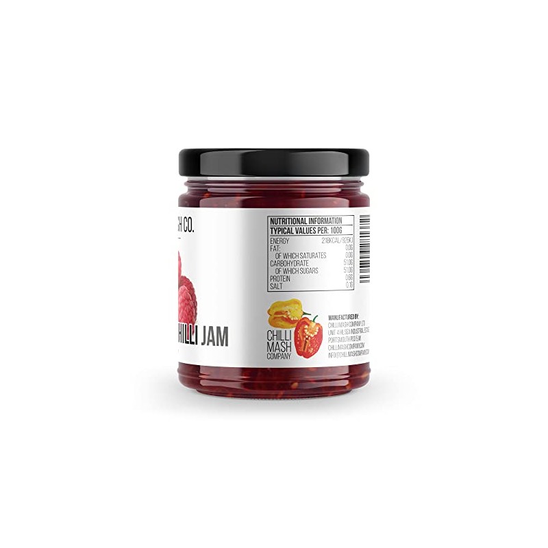 Chilli Mash Company Raspberry Chilli Jam - Spicy and Sweet,