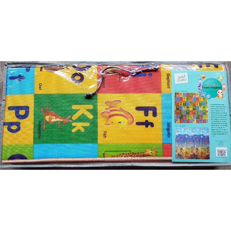 Little JOURNEY Reversible Foam Playmat (76 × 70) (LETTERS &