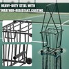 wasoyun Tennis Ball Hopper, Portable Pickleball Holder with Wheels &