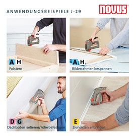Novus J-29 Hand Stapler with Metal Housing / Unloading Mechanism / Distance Stop, J-29EADHG