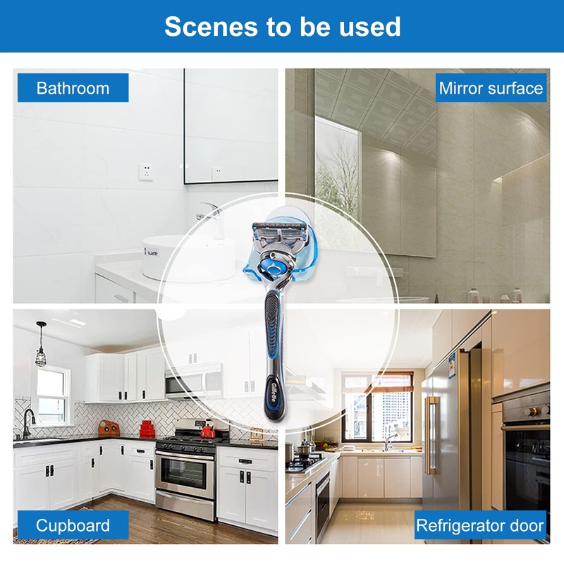 Suction Cup Razor Rack, Razor Suction Cup, Razor Holder, Suction