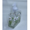 Hand painted White and Yellow Daisy Soap or Lotion Dispenser