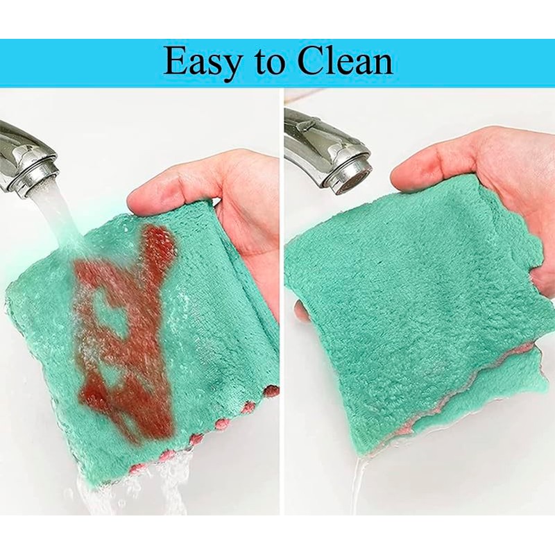 12PCS Kitchen Cloth Dish Towels, Premium Dishcloths, Super Absorbent Dishtowels,
