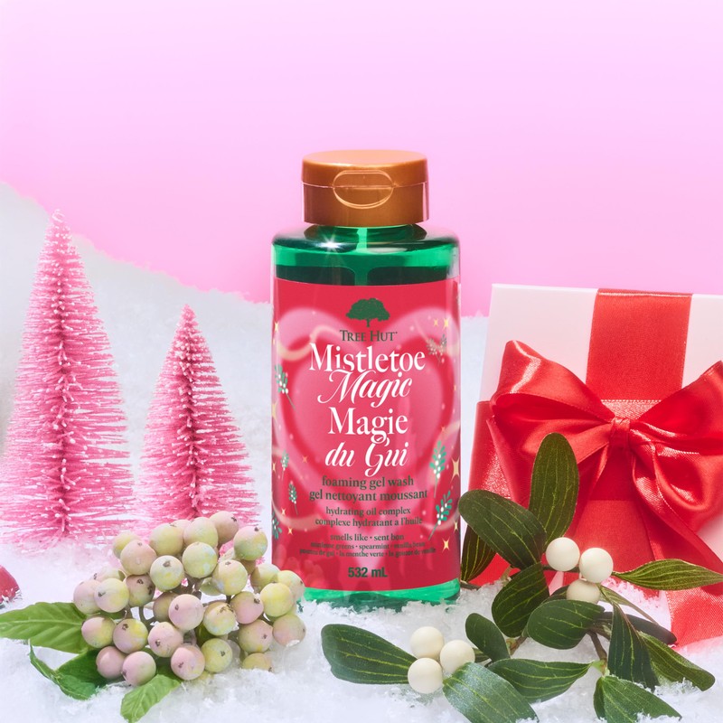 Tree Hut Mistletoe Magic Foaming Gel Wash, Moisturizing & Hydrating