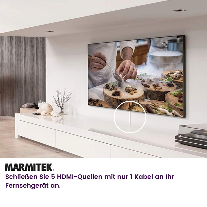 HDMI Switch 4K - Marmitek Connect 350 UHD - 5