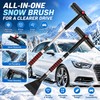 Extendable Car Snow Shovel Ice Scraper Winter Auto Windshield Cleaner