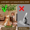 45 Inch Tall Cat Scratching Post, Natural Sisal Cat Scratcher