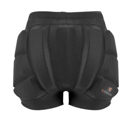 Pantalones cortos de protección para la cadera para niños, pantalones cortos con relleno de coxis 3D para niños, para esquí, patinaje, snowboard (negro, mediano)
