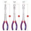 WORKPRO 3 Piece Long Reach Hose Grip Pliers Set 11''Ring