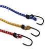 6 x fiXte Elastic Bungee Cords with Metal Hooks for