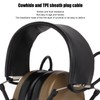 7.1mm Plug Military Headset Noise Cancelling Sound Amplification Headphone with