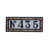 Spanish Floral Letter Frame Ceramic Tile Letter B