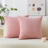 Home Brilliant Pink Cushion Covers 65 x 65 Set of