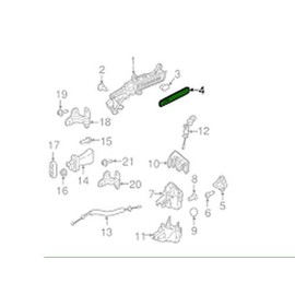 Land Rover Genuine Rear Passenger Door Handle Cover Range Rover VELAR New LR135280 Doesn't Come Painted