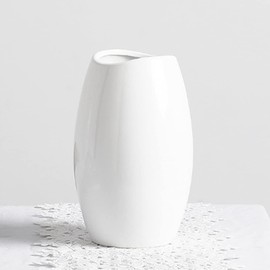 Toyo sakura Fashion Vase, White, Ceramic, Vase, Vase, Vase, Bottle, Flower Base, White, Flower Base, Ceramic, Scandinavian Style, Ins, Wedding, Stylish, Decorative, Gift