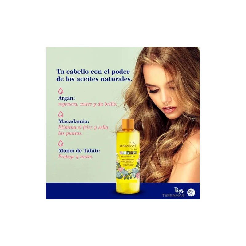 Aceite De Argan Para El Cabello Oleo 3 En 1