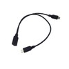 Traovien USB C Splitter Cable, USB Type C Female DC