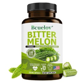 Bitter Melon Supplement 120 Capsules, Herbal Wellness Formula, Plant-Based Dietary Supplement for Daily Metabolic and Nutritional Support, Vegan Capsules