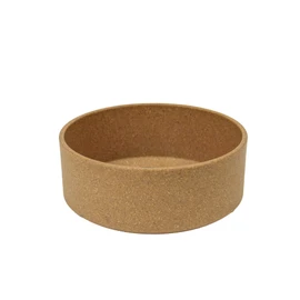 Ancol Pet Bamboo Bowl 650ml with Non Slip Base - Eco Friendly Dogs Cats Dish Feeder - Dishwasher Safe and Easy to Clean