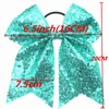 Xansema 6.5 Inches Sequins Hair Bows Elastic Hair Tie Ribbon