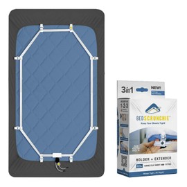 Bed Scrunchie Sheet Holder Extender Straps with Clips, Fits All Mattresses