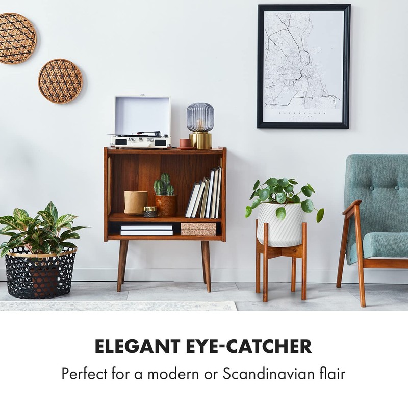 Fox & Fern Mid Century Plant Stand — 8 Inch