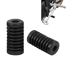 COPART Cubierta de Goma para Palanca de Cambios de Motocicleta Pedal de Palanca de Cambios Repuesto Universal para Yamaha Suzuki Kawasaki Honda y Más (Negro, 1 Par)