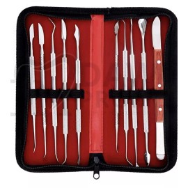 10 Pcs Carving Spatula Modeling Set, Metal Clay Pottery Sculpting Tool .
