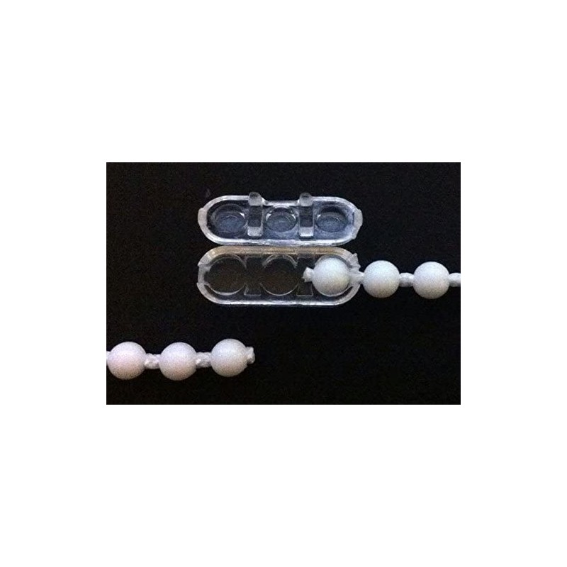 Clear Roller Roman Shade Blind Beaded Chain Connectors Bead Ball