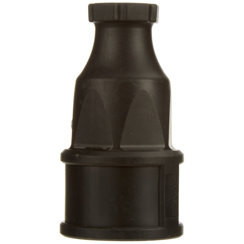 PCE Unitec 40554L Black Rubber Earthed Socket Connector