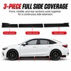 6PCS Universal Side Skirt Extension Kit – 205 cm Trim-to-Fit