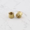 Micro Traders 10PCS Threaded Snooker Pool Cue Ferrules for Stick