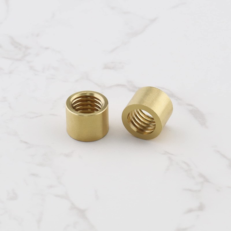 Micro Traders 10PCS Threaded Snooker Pool Cue Ferrules for Stick