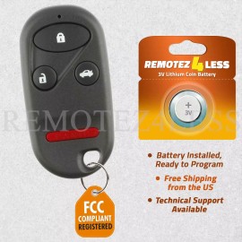 Remotez4less Replacement for 2002 2003 2004 Honda CR-V Keyless Entry Remote Car Key Fob