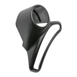 GlowShift Black Single Dashboard Gauge Pod Compatible with Chevy Corvette 2005-2013 - ABS Plastic - Mounts (1) 2-1/16" (52mm) Gauge to Vehicle's Dash - Left Side Heads-Up Display Cutout