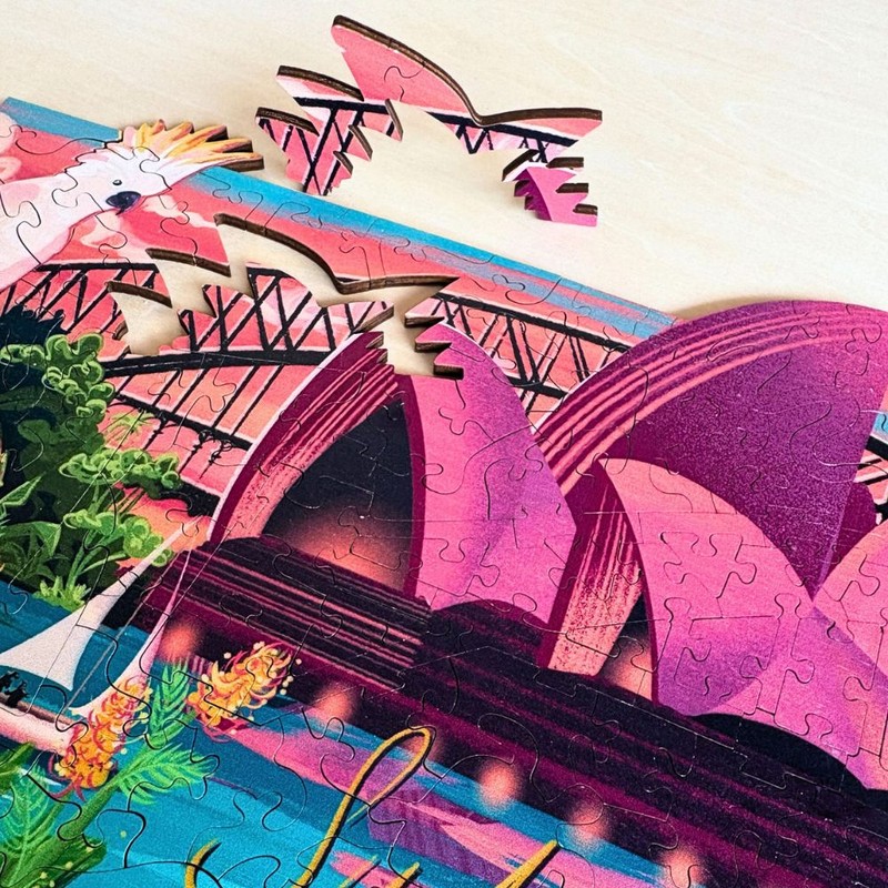 Twigg Puzzle Wooden Jigsaw 230 Pieces - Stunning Sydney