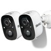 Vicohome 2C6S Security Camera Wireless Outdoor,Battery Powered,Easy to Setup,PIR Motion