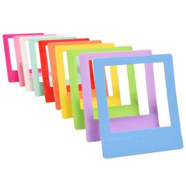 HelloHelio 10 Colorful Mini Photo Frame for Instax Square Photo Paper Compatible with Instax Square SQ 6 SQ10 SQ20 SP-3 Film