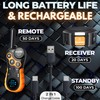 Dog Shock Collar with Remote, Unmatched 4-Mile Range, Night-Light Mode,