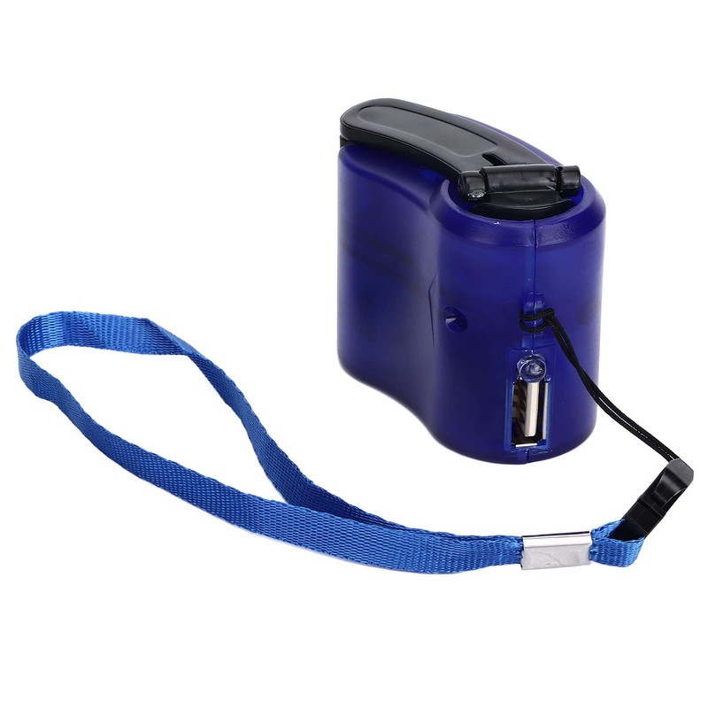 USB Hand Crank Phone Charger, Portable Handheld Power USB Charger