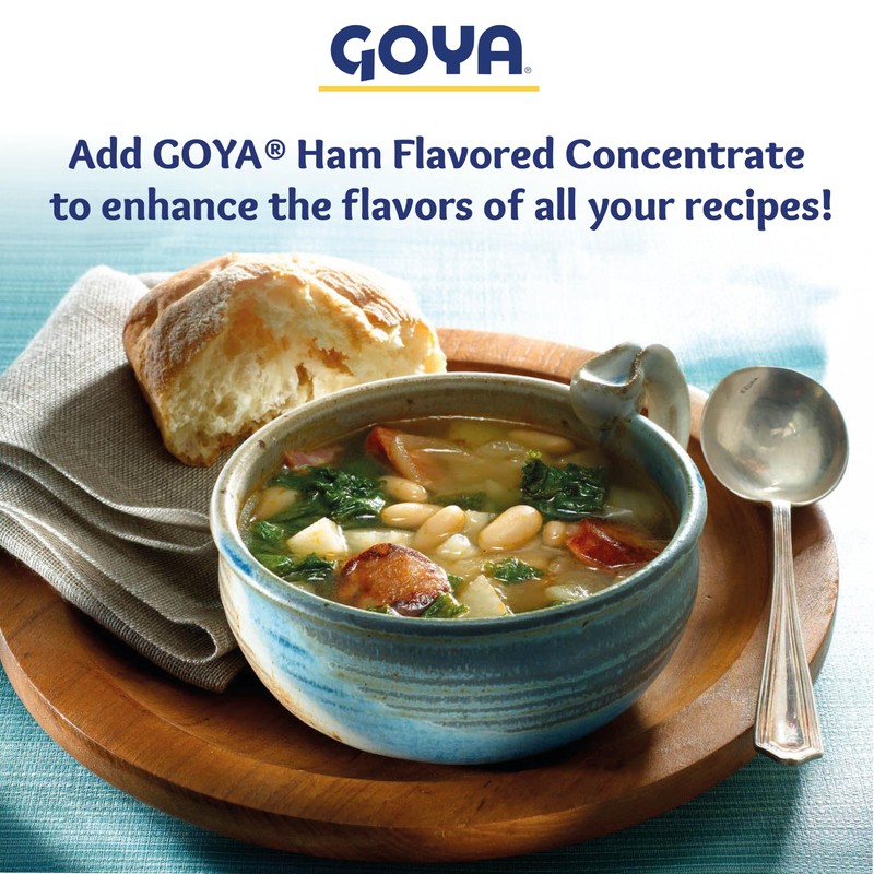 Ham Base Concentrate Seasoning by Goya, Ham Bouillon, for Beans,
