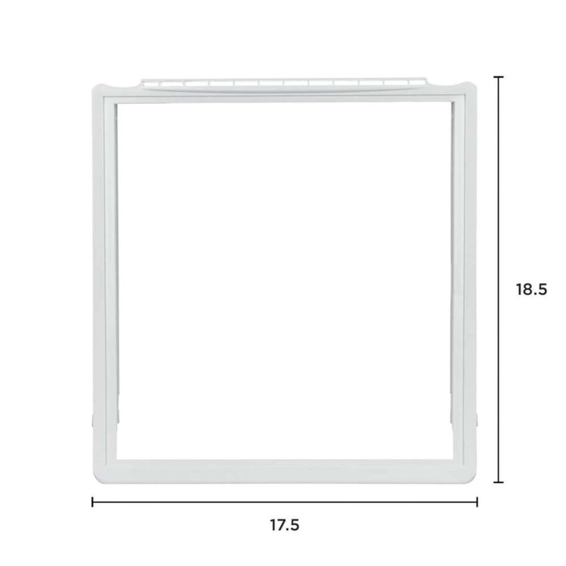 Smart Choice 241969501 Refrigerator Shelf Frame (No Glass) – White,