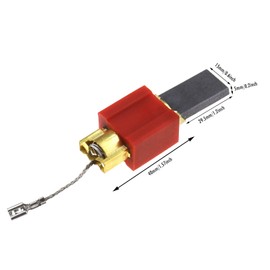 YINETTECH Pair of Motor Carbon Brushes for Miele Washing Machine 29.5 x 15 x 5 mm Motor Carbon Set Suitable for W9xx Series