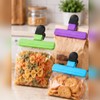 Reusable Food Bag Clips for Kitchen Storage – 2-Piece Plastic
