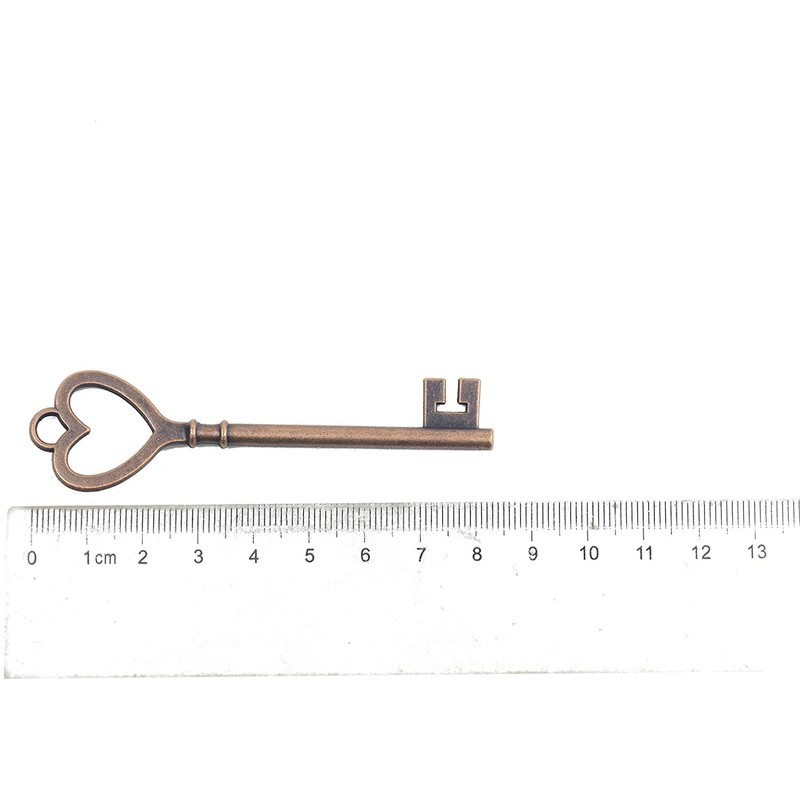 Makhry 30pcs Wedding Party Favor Heart Shape Retro Skeleton Keys