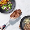 Stainless Steel Flexible Spatula Slotted Turner, XiaoZu Thin Metal Spatula