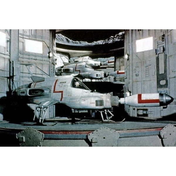 Ufo24x36 Inch Interceptor On Launch Pad Gerry Anderson 4x6 photo