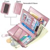 Lavemi Small Compact Women Wallet RFID Blocking Genuine Leather Bifold
